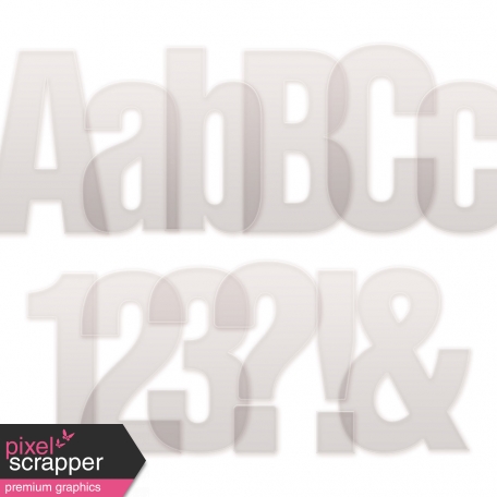 Sans Serif Clear Vellum Alpha