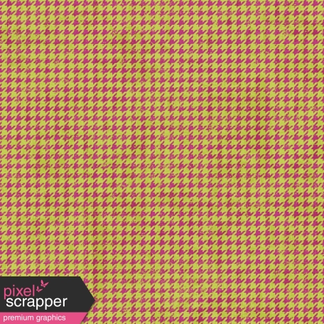 Houndstooth 01 Paper - Pink & Green