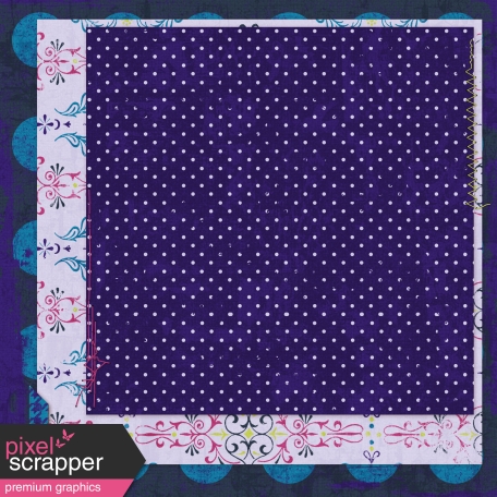 Purple & Blue Paper Cluster Background