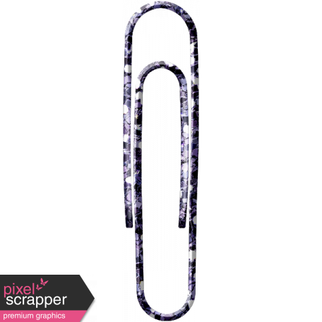 Paper Clip - Glitter - Lilac