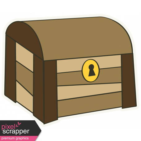 Arrgh! - Treasure Chest Sticker