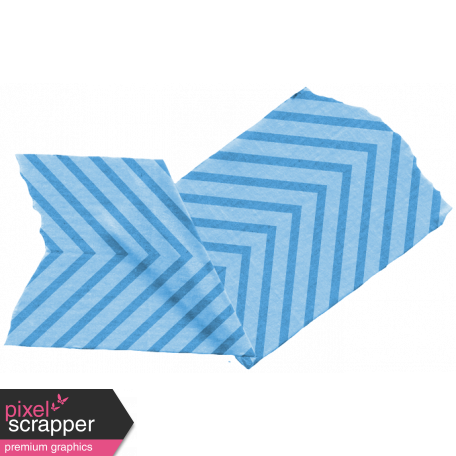 At The Fair - Blue Chevron Tape