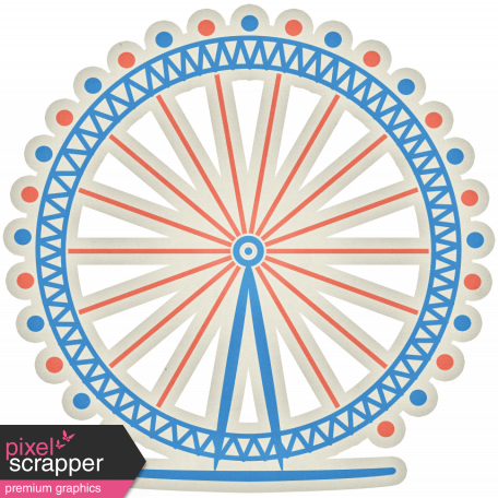 At The Fair - Ferris Wheel Sticker