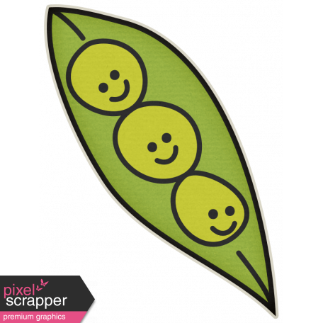 The Veggie Patch - Peas in Pod Sticker