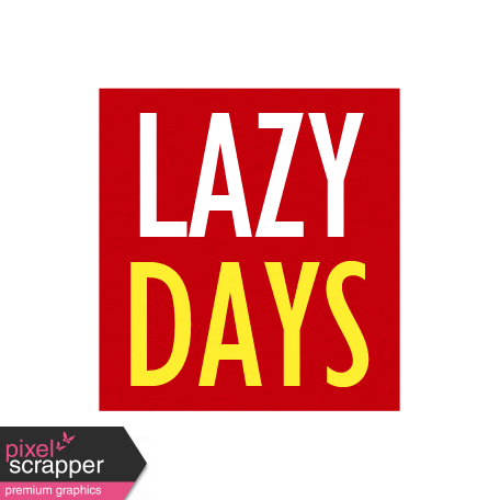 Sand And Beach - Lazy Days Label