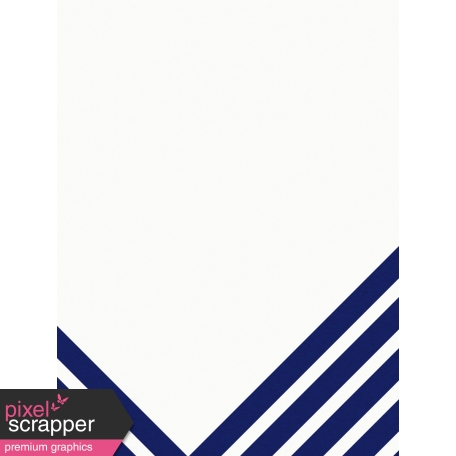 Sand & Beach -Nautical Stripes - Journal Card