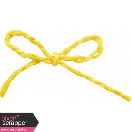 Heat Wave Elements - Yellow Twine Bow