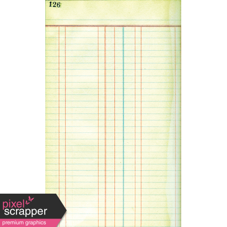 Reading, Writing, and Arithmetic - Ledger Paper