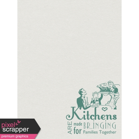 Kitchens Bring Families Together Journal Card