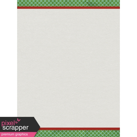 Grandma's Kitchen Green and Red Edges Journal Card