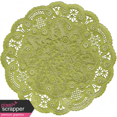 Tiny, But Mighty - Green Doily