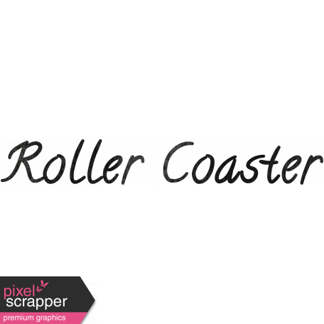 Tiny But Mighty Roller Coaster Word Art Graphic By Janet Kemp Pixel Scrapper Digital Scrapbooking