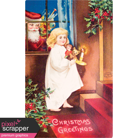 Christmas Memories Postcard 1