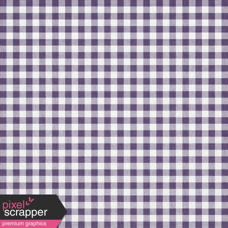 Quilted With Love - Modern Purple Gingham Paper