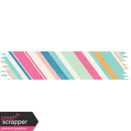 Hello Striped Washi Tape