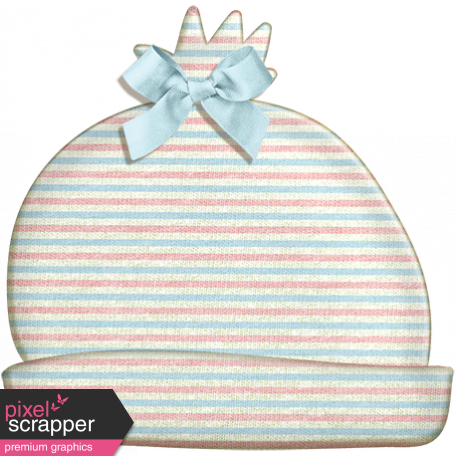 Oh Baby, Baby - Doodled Hat with Blue Bow