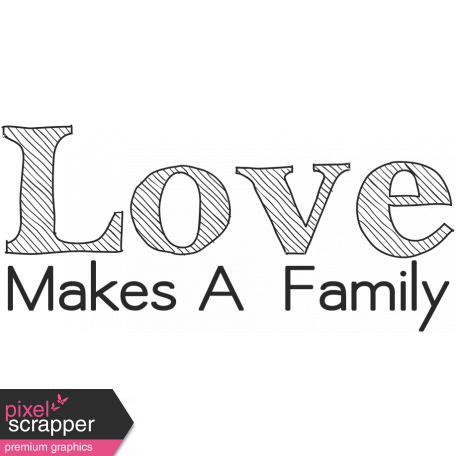 Oh Baby, Baby - Love Makes a Family Word Art