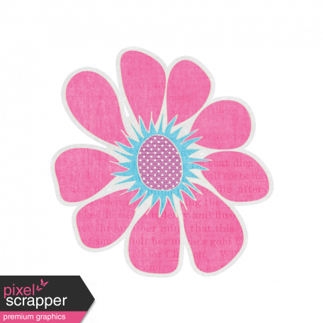 Garden Party - Pink Flower Doodle