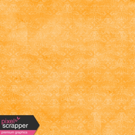 Spook Paper Damask 001 Distressed Orange