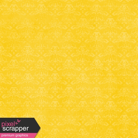 Spook Paper Damask 001 Distressed Yellow