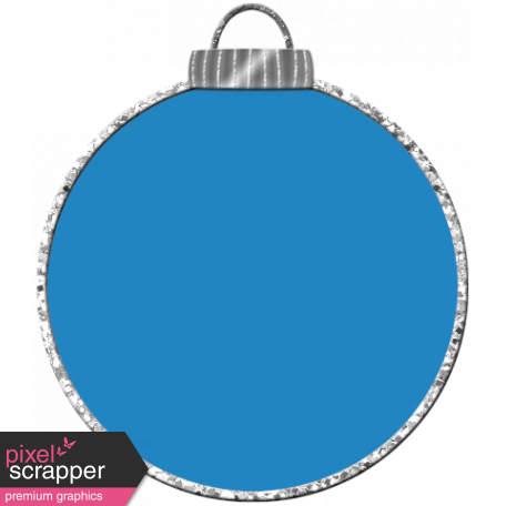 Touch of Sparkle Christmas Ornament Blue 01