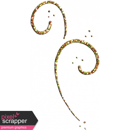 Enchanted - Glitter Swirl Gold 06