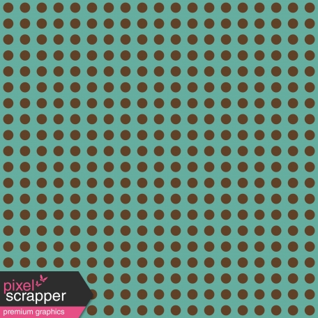 Miracle Paper Dots 001 Brown Teal