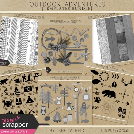 Outdoor Adventures Templates Bundle