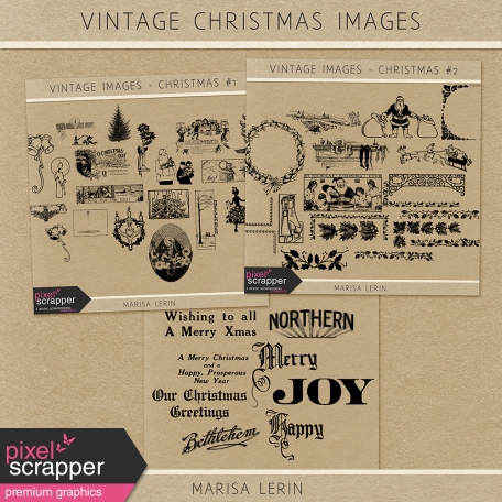 Vintage Christmas Images Bundle