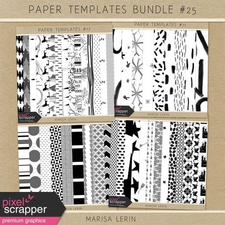 Paper Templates Bundle #25