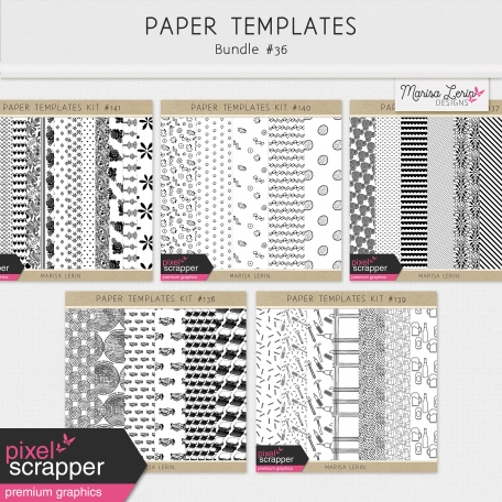 Paper Templates Bundle #36