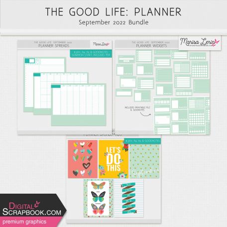 The Good Life: September 2022 Planner Bundle