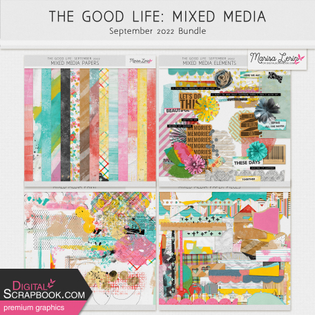 The Good Life: September 2022 Mixed Media Bundle