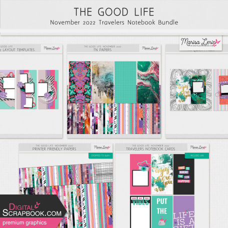 The Good Life: November 2022 Travelers Notebook Bundle