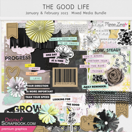 The Good Life: January/February Mixed Media 2023 Bundle