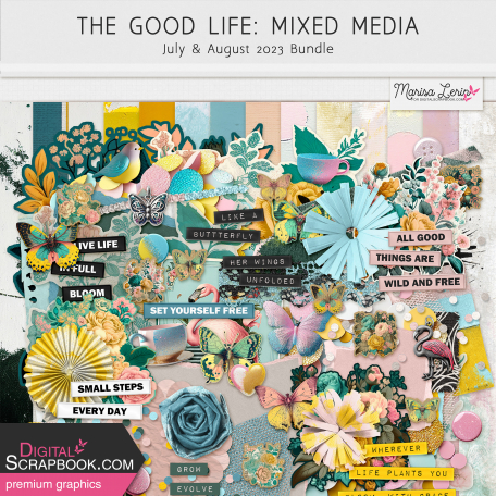 The Good Life: July & August 2023 Mixed Media Bundle