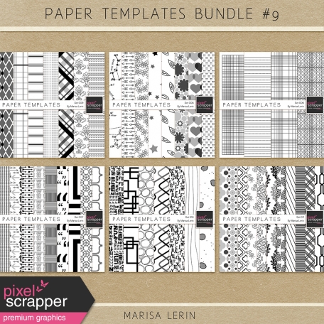 Paper Templates Bundle #9