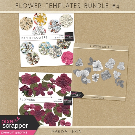 Flower Templates Bundle #4