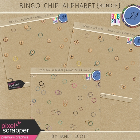 Toolbox Bingo Chip Alphabet - Bundle