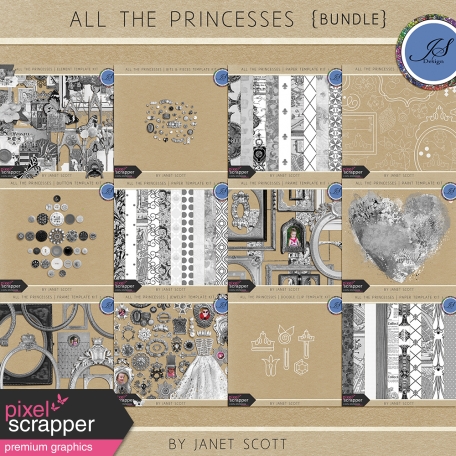 All the Princesses - Template Bundle