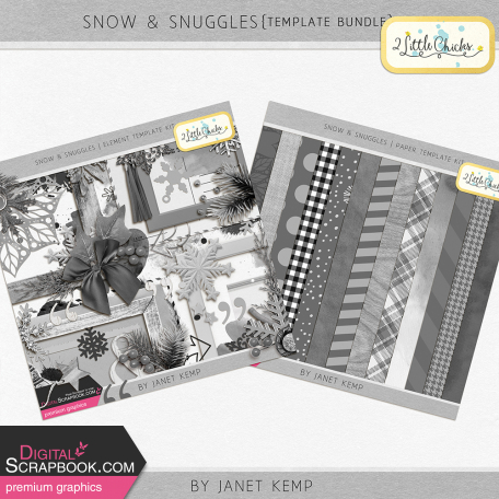 Snow & Snuggles - Template Bundle