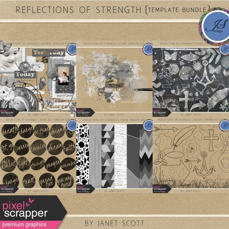 Reflections of Strength - Template Bundle