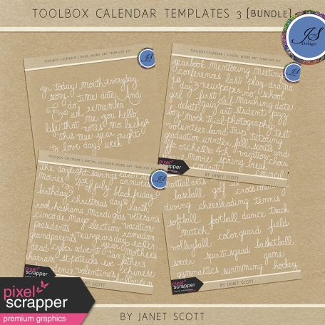 Toolbox Calendar 3 - Template Bundle