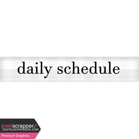 Felicity: WA Daily Schedule