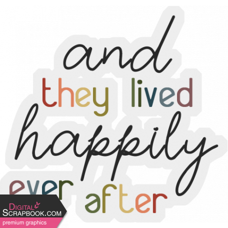 Hilary: Word Art: Happily Ever After