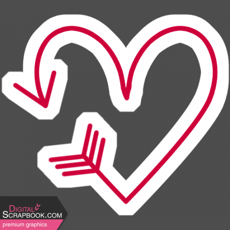 Venus: Heart Arrow Sticker