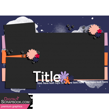 7x5 Brag Book Templates 01: Template 02