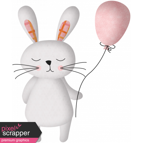 Bunny with Balloon