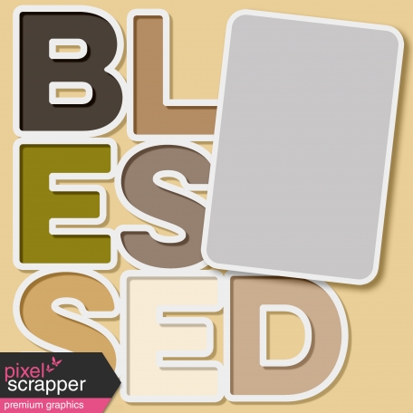 Thankful Layout Template (Blessed)