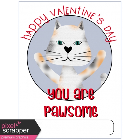 Everyday Is Caturday (Valentine Card 04)